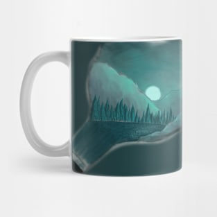 Landscape Paintbrush Mug